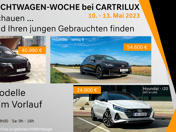 Gebrauchtwagen-Woche bei Cartrilux